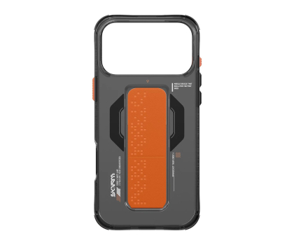 Etui / obudowa na smartfona Skinarma Haxa Mag-charge + grip stand do iPhone 17 Pro grafit
